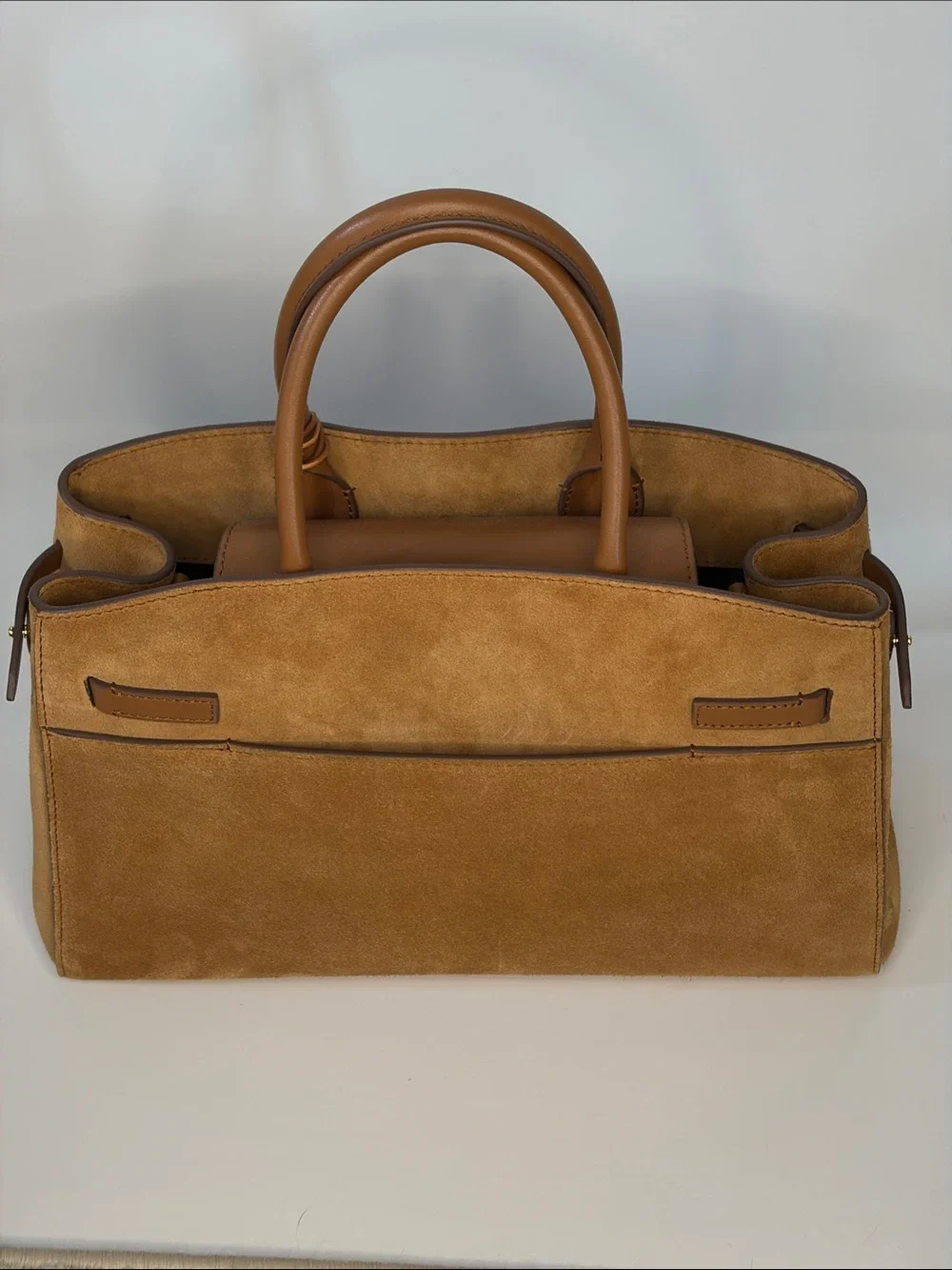 Demellier Elsa Hosk x The Midi Hudson Midi / brulee suede